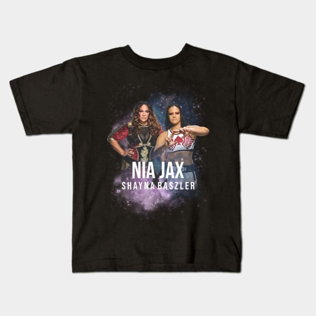 NIA X SHAYNA Kids T-Shirt by Garangone